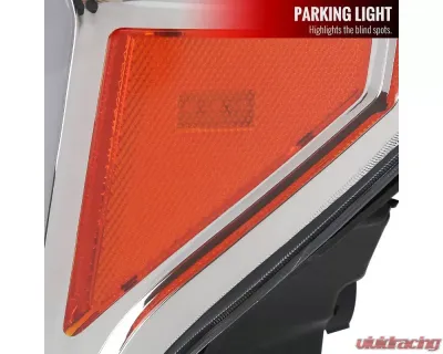 Spec-D LED C-Bar Projector Headlights w/ Switchback Sequential Turn Signal Lights (Chrome Housing / Clear Lens) Ford F-150 2018-2020 - 2LHP-F15018-SQ-RS