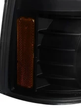 Spec-D Dual Halo Projector Headlights - V2 (Matte Black Housing/Clear Lens) Ford Bronco | F-Series 1992-1996                                     - 2LHP-F15092JM-V2-TM - Image 6