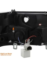 Spec-D Dual Halo Projector Headlights - V2 (Matte Black Housing/Clear Lens) Ford Bronco | F-Series 1992-1996                                     - 2LHP-F15092JM-V2-TM - Image 8