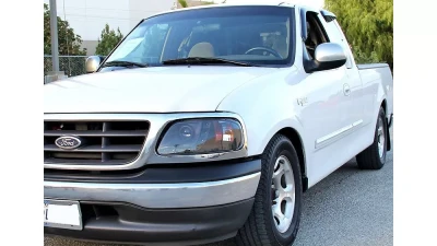 Spec-D Projector Headlights w/ SMD LED Light Strip (Matte Black Housing/Clear Lens) Ford Expedition | F-150 1997-2004                                     - 2LHP-F15097JM-RS - Image 3