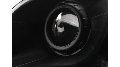 Spec-D Projector Headlights w/ SMD LED Light Strip (Matte Black Housing/Clear Lens) Ford Expedition | F-150 1997-2004                                     - 2LHP-F15097JM-RS - Image 4