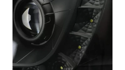 Spec-D Projector Headlights w/ SMD LED Light Strip (Matte Black Housing/Clear Lens) Ford Expedition | F-150 1997-2004                                     - 2LHP-F15097JM-RS - Image 6