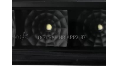 Spec-D Projector Headlights w/ SMD LED Light Strip (Matte Black Housing/Clear Lens) Ford Expedition | F-150 1997-2004                                     - 2LHP-F15097JM-RS - Image 7