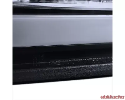 Spec-D LED C-Bar Projector Headlights (Glossy Black Housing/Smoked Lens) Ford F-Series 2011-2016 - 2LHP-F25011G-TM