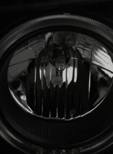 Spec-D Dual Halo Projector Headlights w/ LED Turn Signal Lights (Black Housing/Smoked Lens) Ford F-Series 2011-2016                                     - 2LHP-F25011SM-RS - Image 4