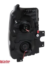 Spec-D Dual Halo Projector Headlights w/ LED Turn Signal Lights (Black Housing/Smoked Lens) Ford F-Series 2011-2016                                     - 2LHP-F25011SM-RS - Image 8