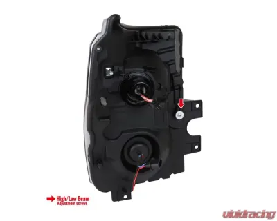 Spec-D Dual Halo Projector Headlights w/ LED Turn Signal Lights (Black Housing/Smoked Lens) Ford F-Series 2011-2016 - 2LHP-F25011SM-RS