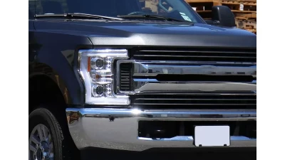 Spec-D Switchback LED C-Bar Projector Headlights (Chrome Housing/Clear Lens) Ford F-Series 2017-2019                                     - 2LHP-F25017-TM - Image 10