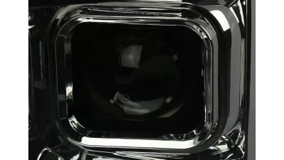 Spec-D LED C-Bar Projector Headlights w/ Switchback Sequential Turn Signals (Chrome Housing/Smoked Lens) Ford F-Series 2017-2019                                     - 2LHP-F25017G-SQ-RS - Image 6