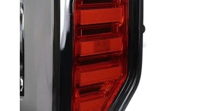 Spec-D LED C-Bar Projector Headlights w/ Switchback Sequential Turn Signals (Chrome Housing/Smoked Lens) Ford F-Series 2017-2019                                     - 2LHP-F25017G-SQ-RS - Image 8