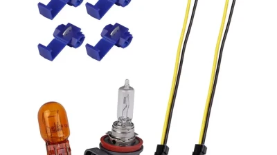 Spec-D Switchback LED C-Bar Projector Headlights (Glossy Black Housing/Smoked Lens) Ford F-Series 2017-2019                                     - 2LHP-F25017G-TM - Image 8