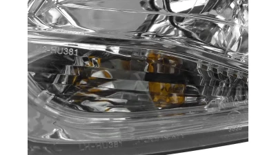 Spec-D Projector Headlights w/ LED Light Strip & LED Turn Signal Lights (Chrome Housing/Clear Lens) Ford Focus 2012-2014                                     - 2LHP-FOC12-TM - Image 6