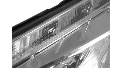 Spec-D Projector Headlights w/ LED Light Strip & LED Turn Signal Lights (Chrome Housing/Clear Lens) Ford Focus 2012-2014                                     - 2LHP-FOC12-TM - Image 7