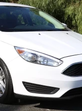 Spec-D Projector Headlights w/ LED Sequential Turn Signal Lights (Chrome Housing/Clear Lens) Ford Focus 2015-2018                                     - 2LHP-FOC15-SQ-TM - Image 10