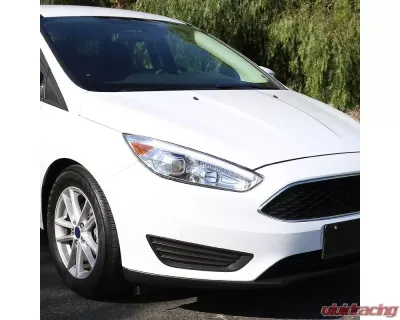 Spec-D Projector Headlights w/ LED Sequential Turn Signal Lights (Chrome Housing/Clear Lens) Ford Focus 2015-2018 - 2LHP-FOC15-SQ-TM