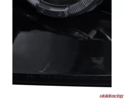 Spec-D Dual Halo Projector Headlights (Glossy Black Housing/Smoked Lens) Nissan Frontier 2001-2004 - 2LHP-FRO01G-TM