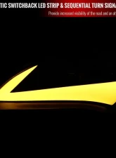 Spec-D Sequential LED Bar Projector Headlights (Matte Black Housing/Clear Lens) Hyundai Genesis Coupe 2010-2012                                     - 2LHP-GENS210JM-OZ - Image 2