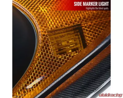 Spec-D Sequential LED Bar Projector Headlights (Matte Black Housing/Clear Lens) Hyundai Genesis Coupe 2010-2012 - 2LHP-GENS210JM-OZ