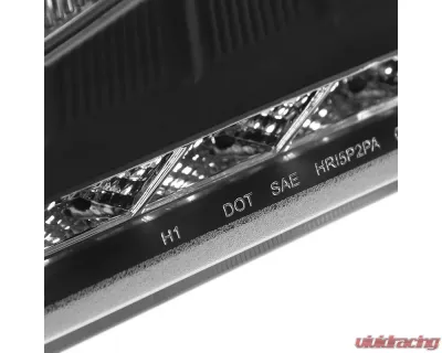 Spec-D Projector Headlights w/ SMD LED Light Strip (Matte Black Housing/Clear Lens) Hyundai Genesis Coupe 2010-2012 - 2LHP-GENS210JM-V2-TM