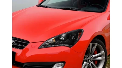 Spec-D Projector Headlights w/ SMD LED Light Strip (Matte Black Housing/Clear Lens) Hyundai Genesis Coupe 2010-2012                                     - 2LHP-GENS210JM-V2-TM - Image 10