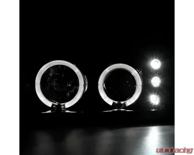 Spec-D Dual Halo Projector Headlights (Glossy Black Housing/Smoked Lens) Chevrolet Impala 2000-2005 - 2LHP-IPA00G-TM