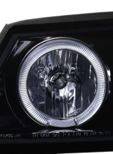 Spec-D Dual Halo Projector Headlights (Glossy Black Housing/Smoked Lens) Chevrolet Impala 2000-2005                                     - 2LHP-IPA00G-TM - Image 3