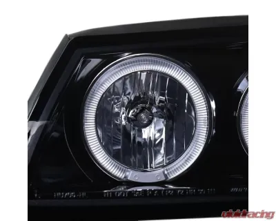 Spec-D Dual Halo Projector Headlights (Glossy Black Housing/Smoked Lens) Chevrolet Impala 2000-2005 - 2LHP-IPA00G-TM