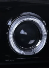 Spec-D Dual Halo Projector Headlights (Glossy Black Housing/Smoked Lens) Chevrolet Impala 2000-2005                                     - 2LHP-IPA00G-TM - Image 4