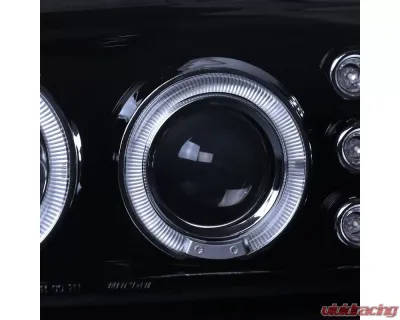 Spec-D Dual Halo Projector Headlights (Glossy Black Housing/Smoked Lens) Chevrolet Impala 2000-2005 - 2LHP-IPA00G-TM