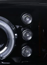 Spec-D Dual Halo Projector Headlights (Glossy Black Housing/Smoked Lens) Chevrolet Impala 2000-2005                                     - 2LHP-IPA00G-TM - Image 5