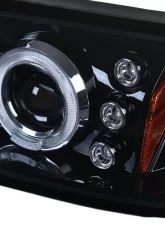 Spec-D Dual Halo Projector Headlights (Glossy Black Housing/Smoked Lens) Chevrolet Impala 2000-2005                                     - 2LHP-IPA00G-TM - Image 7