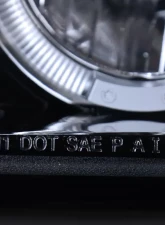 Spec-D Dual Halo Projector Headlights (Glossy Black Housing/Smoked Lens) Chevrolet Impala 2000-2005                                     - 2LHP-IPA00G-TM - Image 8