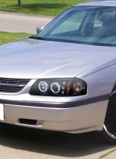 Spec-D Dual Halo Projector Headlights (Glossy Black Housing/Smoked Lens) Chevrolet Impala 2000-2005                                     - 2LHP-IPA00G-TM - Image 10