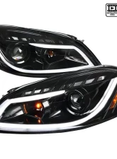 Spec-D LED Bar Projector Headlights (Jet Black Housing/Clear Lens) Chevrolet Impala | Monte Carlo 2006-2015                                     - 2LHP-IPA06BK-TM - Image 10