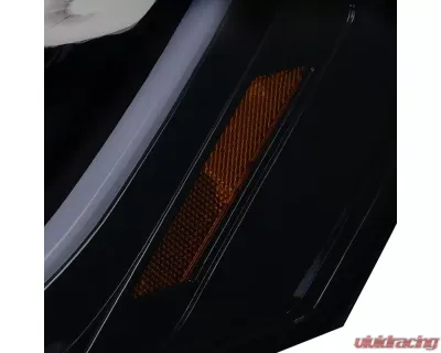 Spec-D LED Bar Projector Headlights (Glossy Black Housing/Smoked Lens) Chevrolet Impala | Monte Carlo 2006-2015 - 2LHP-IPA06G-TM