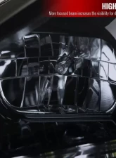 Spec-D SMD LED Light Strip Projector Headlights w/ Sequential Turn Signals (Glossy Black Housing/Smoked Lens) Lexus IS250 | IS350 2006-2010                                     - 2LHP-IS25006G-SQ-TM - Image 5