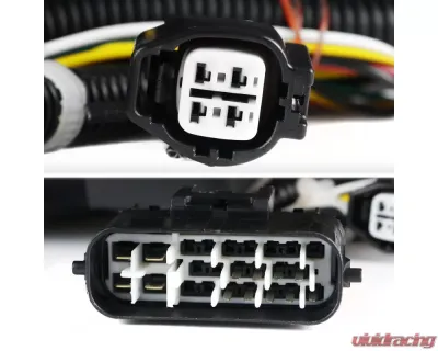 Spec-D SMD LED Light Strip Projector Headlights w/ Sequential Turn Signals (Glossy Black Housing/Smoked Lens) Lexus IS250 | IS350 2006-2010 - 2LHP-IS25006G-SQ-TM