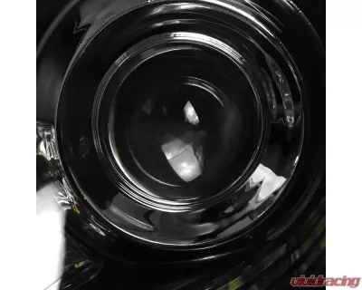 Spec-D SMD LED Light Strip Projector Headlights w/ LED Turn Signal Lights (Matte Black Housing/Clear Lens) Lexus IS250 | IS350 2006-2010 - 2LHP-IS25006JM-TM