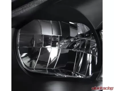 Spec-D SMD LED Light Strip Projector Headlights w/ LED Turn Signal Lights (Matte Black Housing/Clear Lens) Lexus IS250 | IS350 2006-2010 - 2LHP-IS25006JM-TM