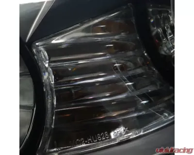 Spec-D SMD LED Light Strip Projector Headlights w/ LED Turn Signal Lights (Matte Black Housing/Clear Lens) Lexus IS250 | IS350 2006-2010 - 2LHP-IS25006JM-TM