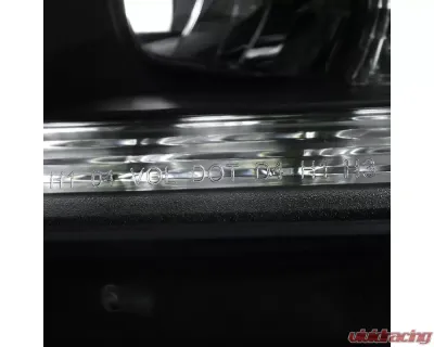 Spec-D SMD LED Light Strip Projector Headlights w/ LED Turn Signal Lights (Matte Black Housing/Clear Lens) Lexus IS250 | IS350 2006-2010 - 2LHP-IS25006JM-TM