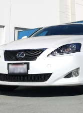 Spec-D SMD LED Light Strip Projector Headlights w/ LED Turn Signal Lights (Matte Black Housing/Clear Lens) Lexus IS250 | IS350 2006-2010                                     - 2LHP-IS25006JM-TM - Image 10