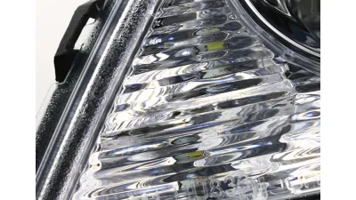 Spec-D Projector Headlights w/ LED Light Strip & LED Turn Signal Lights (Matte Black Housing/Clear Lens) Lexus IS300 2001-2005                                     - 2LHP-IS30001JM-TM - Image 3