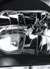 Spec-D Projector Headlights w/ LED Light Strip & LED Turn Signal Lights (Matte Black Housing/Clear Lens) Lexus IS300 2001-2005                                     - 2LHP-IS30001JM-TM - Image 6