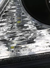 Spec-D Projector Headlights w/ LED Light Strip & LED Turn Signal Lights (Matte Black Housing/Clear Lens) Lexus IS300 2001-2005                                     - 2LHP-IS30001JM-TM - Image 8