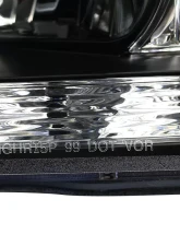 Spec-D Projector Headlights w/ LED Light Strip & LED Turn Signal Lights (Matte Black Housing/Clear Lens) Lexus IS300 2001-2005                                     - 2LHP-IS30001JM-TM - Image 10