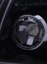 Spec-D Dual Halo Projector Headlights (Glossy Black Housing/Smoked Lens) Dodge Magnum 2005-2007                                     - 2LHP-MAG05G-TM - Image 5