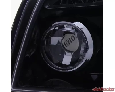 Spec-D Dual Halo Projector Headlights (Glossy Black Housing/Smoked Lens) Dodge Magnum 2005-2007 - 2LHP-MAG05G-TM