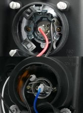 Spec-D Dual Halo Projector Headlights (Glossy Black Housing/Smoked Lens) Dodge Magnum 2005-2007                                     - 2LHP-MAG05G-TM - Image 7