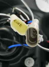 Spec-D Dual Halo Projector Headlights (Glossy Black Housing/Smoked Lens) Dodge Magnum 2005-2007                                     - 2LHP-MAG05G-TM - Image 8